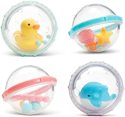 Munchkin® Float & Play Bubbles™ Baby and Toddler Bath Toy, 4 Count - Picture 0