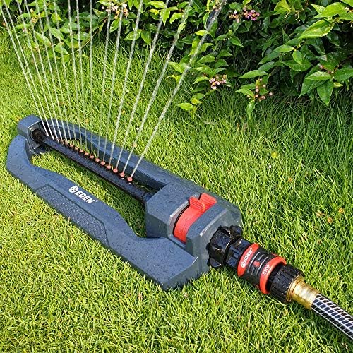 Eden 96213 Lawn & Garden Essential Oscillating Sprinkler | Water Sprinkler for Yard,Covers up to 3,600 sq. ft., Heavy Weight Base - Picture 3