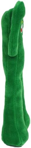 Multipet Gumby Plush Filled Dog Toy, Green, 9 inch (Pack of 1) - Picture 2