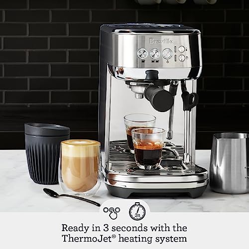 Breville Bambino Plus Espresso Machine BES500BSS, Brushed Stainless Steel - Picture 1