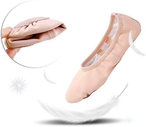 Stelle Ballet Shoes for Girls Toddler Ballet Slippers Soft Leather Boys Dance Shoes for Toddler/Little Kid/Big Kid - Picture 3