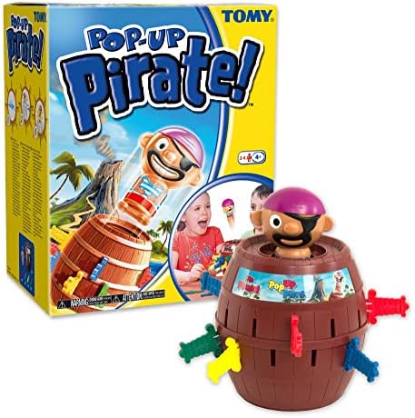 TOMY Pop Up Pirate Board Game - Swashbuckling Kids Games for Family Game Night - Kids Activities and Pirate Accessories - Family Board Games for Kids Ages 4 and Up - Picture 0