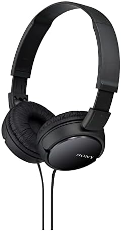 Sony ZX Series Wired On-Ear Headphones, Black MDR-ZX110