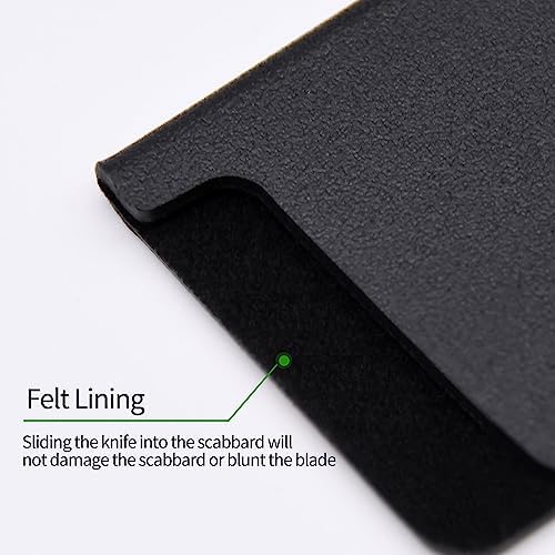 5/10/20pcs Universal Knife Edge Guards Set, Non-BPA Knife Sheath, Waterproof Abrasion Resistant Felt Lined Knife Cover Sleeves Knife Protectors, Gentle on Your Blades(10pcs) - Picture 2