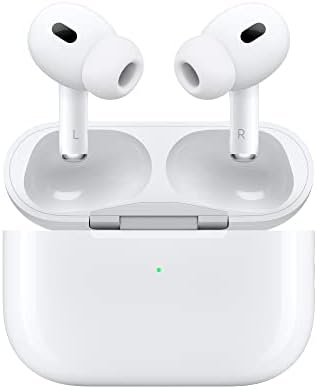 Apple AirPods Pro (2nd Generation) Wireless Ear Buds with USB-C Charging, Up to 2X More Active Noise Cancelling Bluetooth Headphones, Transparency Mode, Adaptive Audio, Personalized Spatial Audio - Picture 1