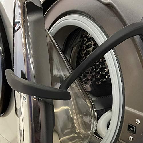 Front Load Washer Door Prop, Magnetic Washing Machine Door Holder, Keep Washer Door Open, Flexible Prop Fits Most Washing Machines Black - Picture 2