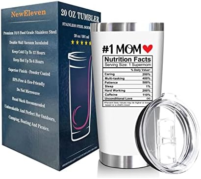 NewEleven Gifts For Mom - Gifts For Mom From Daughter, Son, Kids - Unique Birthday Gifts For Mom, Mother, Wife, New Mom, Bonus Mom, Pregnant Mom - Funny Gifts Ideas For Mom - 20 Oz Tumbler - Picture 1