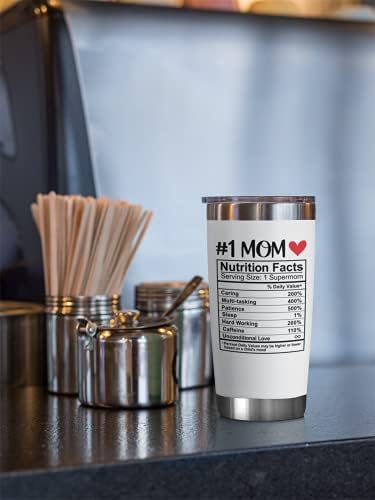 NewEleven Gifts For Mom - Gifts For Mom From Daughter, Son, Kids - Unique Birthday Gifts For Mom, Mother, Wife, New Mom, Bonus Mom, Pregnant Mom - Funny Gifts Ideas For Mom - 20 Oz Tumbler - Picture 3